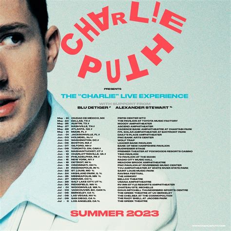 charlie puth concert 2023 setlist